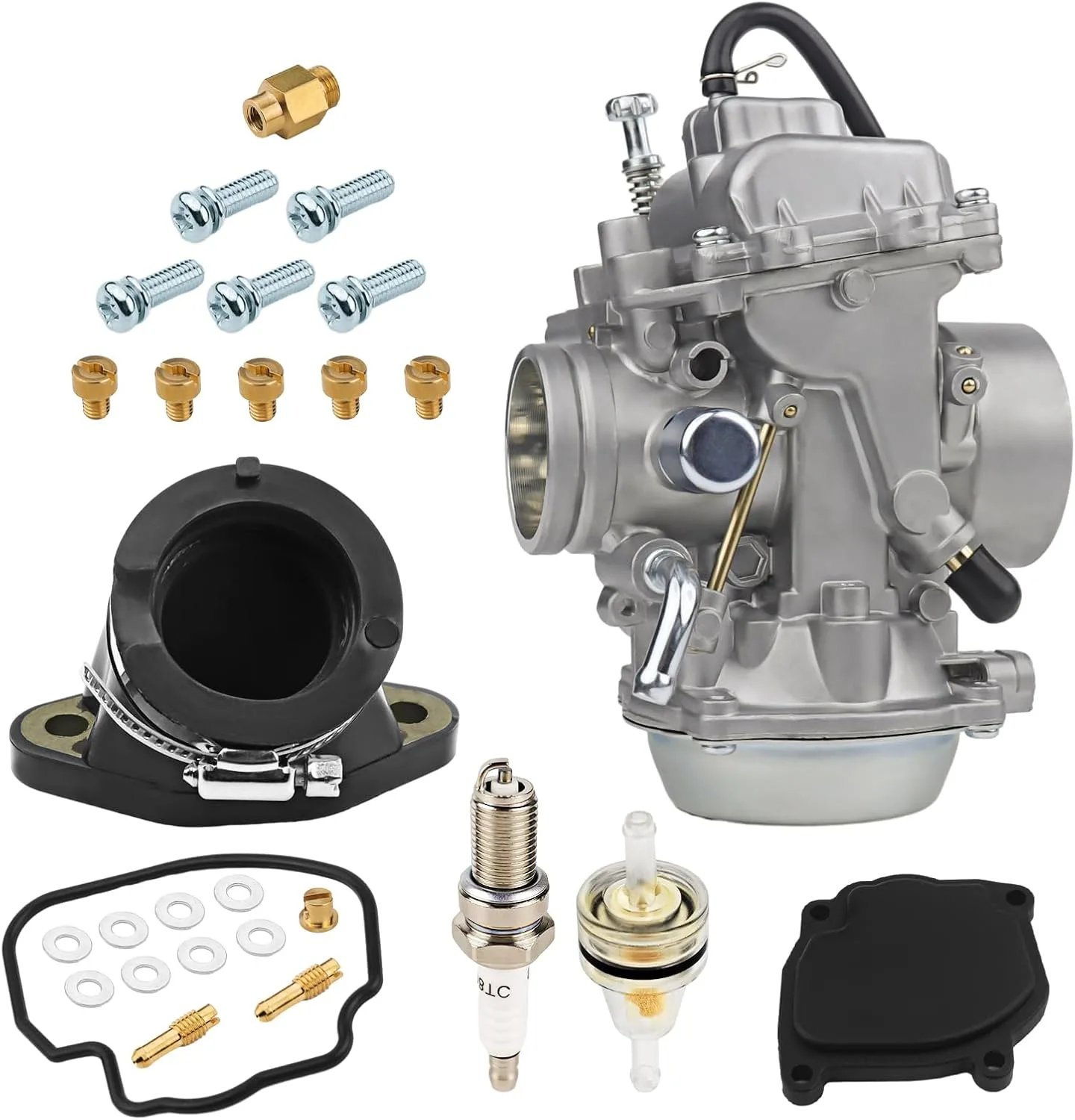 Neivilu 3131200 Carburetor and Intake Manifold Boot for Polaris ATV