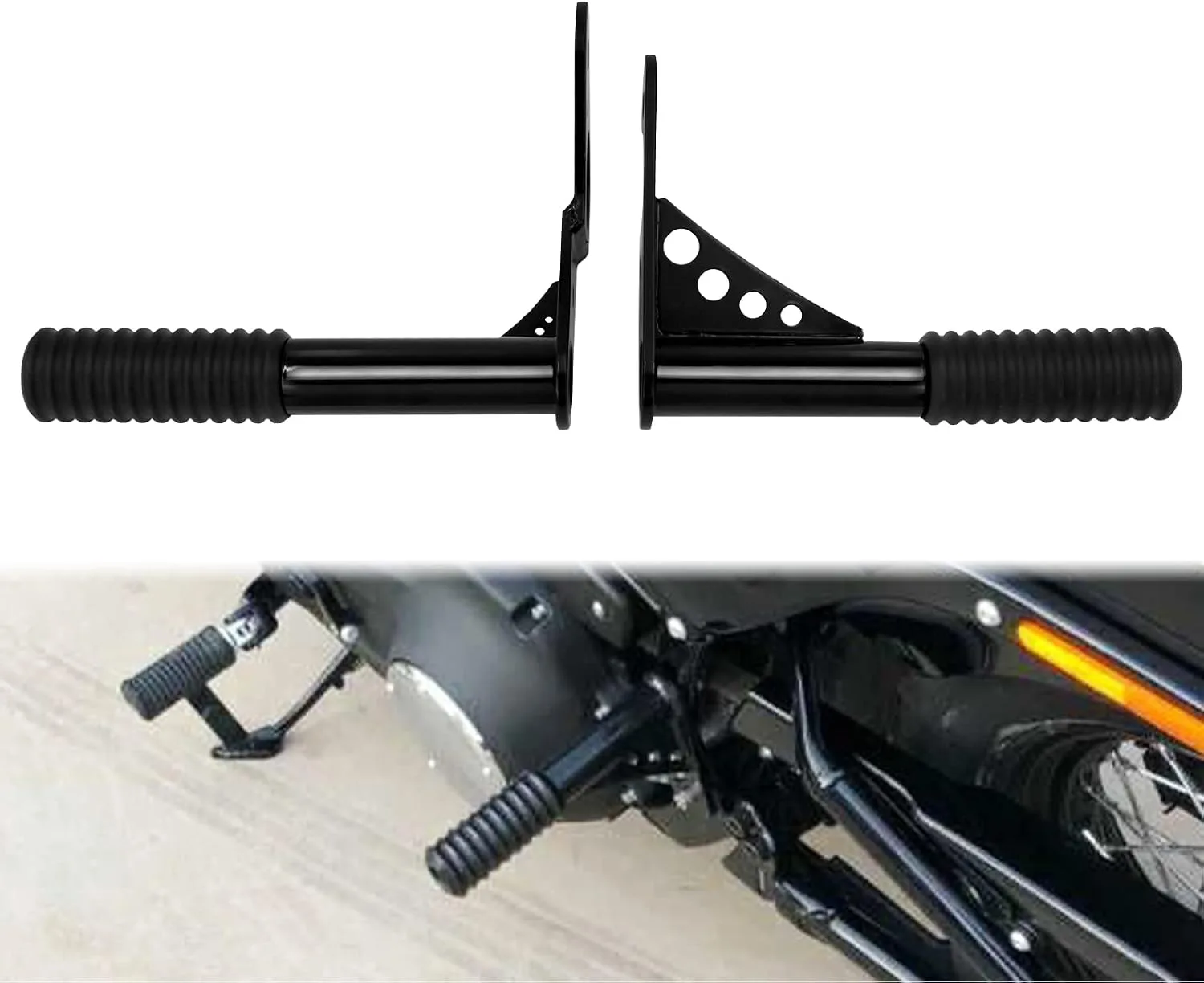 HCmotorku Passenger Peg Crash Bar Frame Slider HCUSTH028503 for Harley Softail image 2