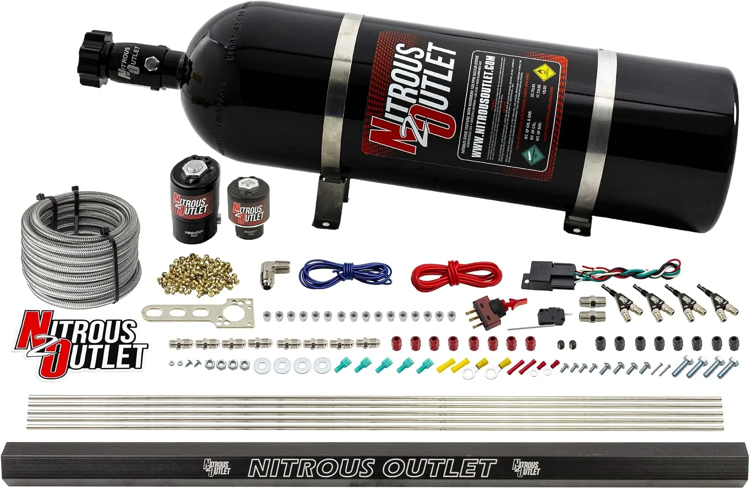 Nitrous Outlet 4-Cylinder E85 Direct-Port Nitrous System 00-10362-E85-R-10 image 3
