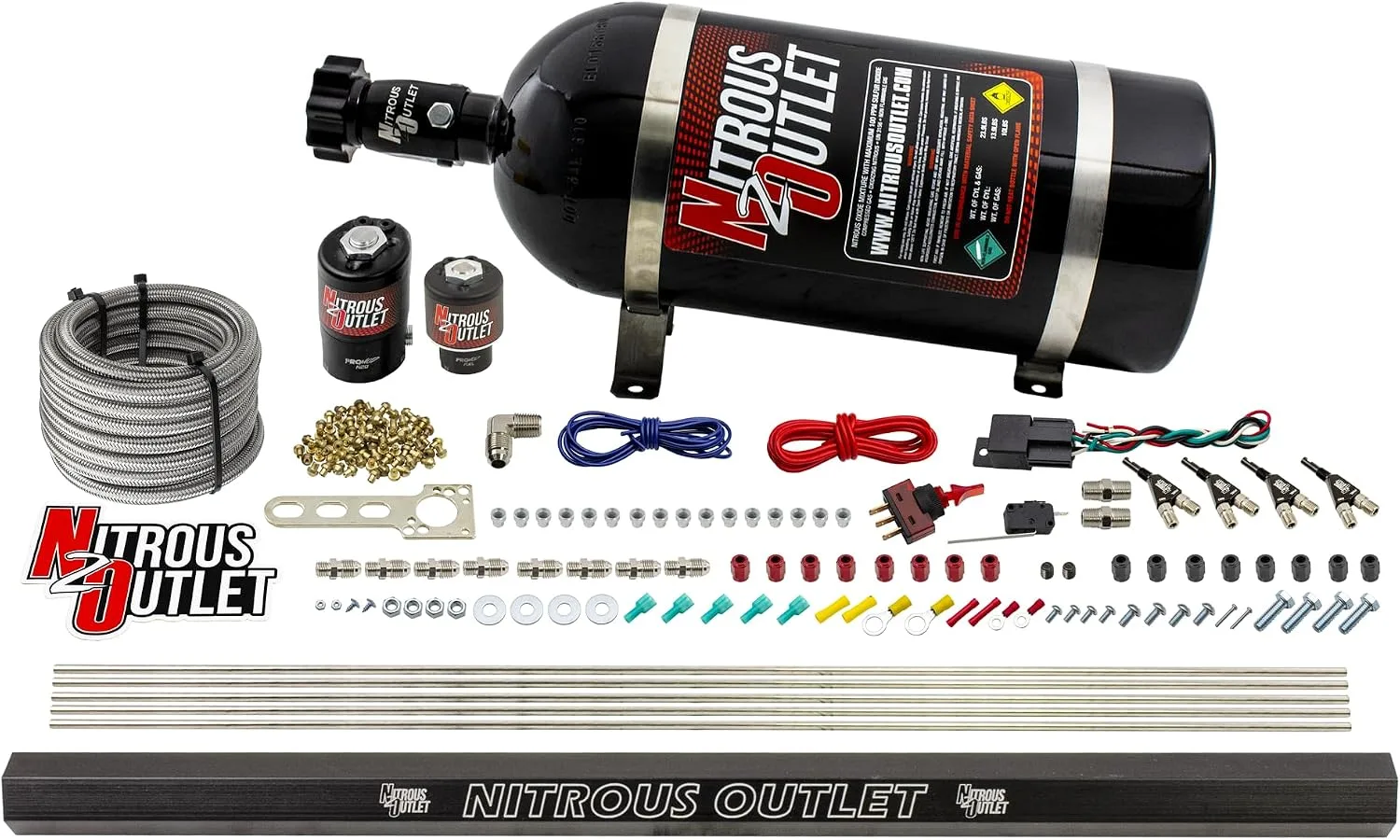 Nitrous Outlet 4-Cylinder E85 Direct-Port Nitrous System 00-10362-E85-R-10