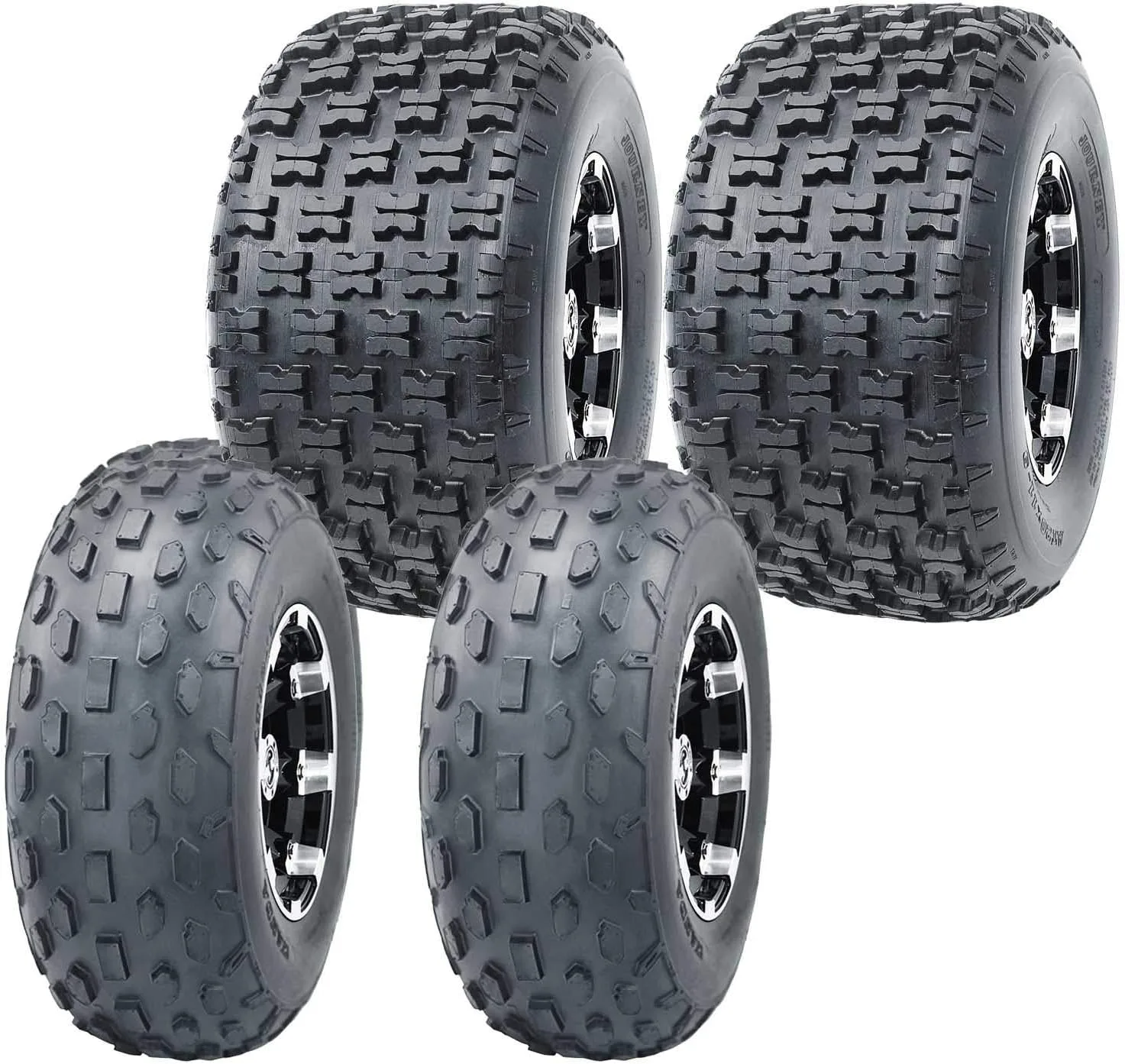 WANDA 19x7-8 & 20x10-9 ATV Tire Set for Polaris Ranger RZR 170
