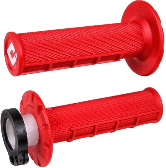 Generic Lock-On Half-Waffle MX Dirt Bike Grips for 7/8-Inch Handlebars